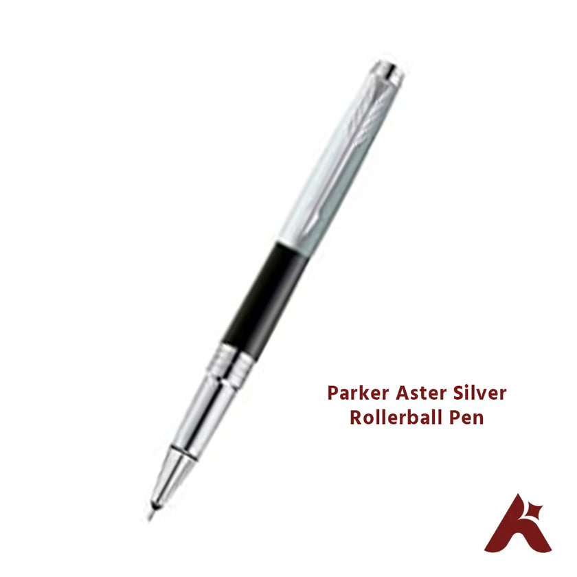 Parker Aster Silver Rollerball Pen