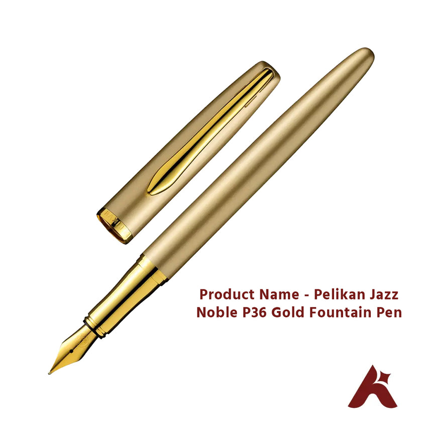 Pelikan Jazz Noble P36 Gold Fountain Pen | Aairo