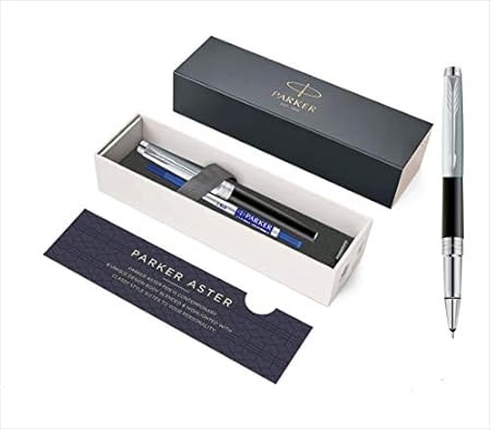 Parker Aster Silver Rollerball Pen