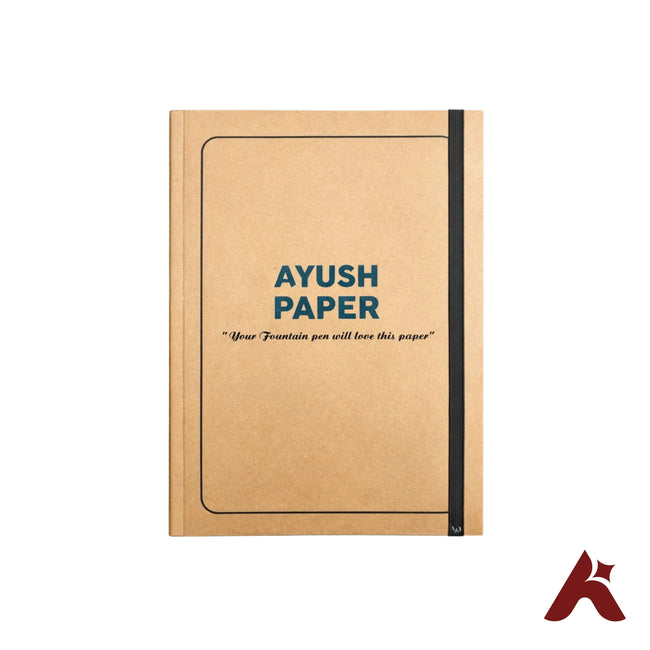 A4 FOUNTAIN PEN FRIENDLY HARD COVER DIARY  100 GSM