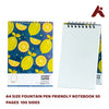 FOUNTAIN PEN FRIENDLY BLANK NOTEBOOK