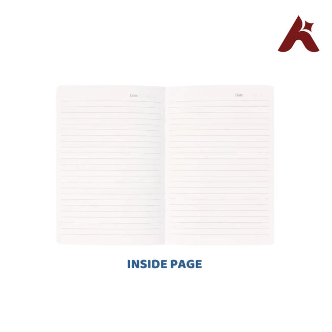 A5 SIZE HARD BOUND RULED FOUNTAIN PEN FRIENDLY ETERNAL PATH DIARY 100 PAGES / 200 SIDES  100 GSM