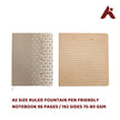 RECYCLED NOTEBOOK A5 SIZE RULED BROWN PAGES