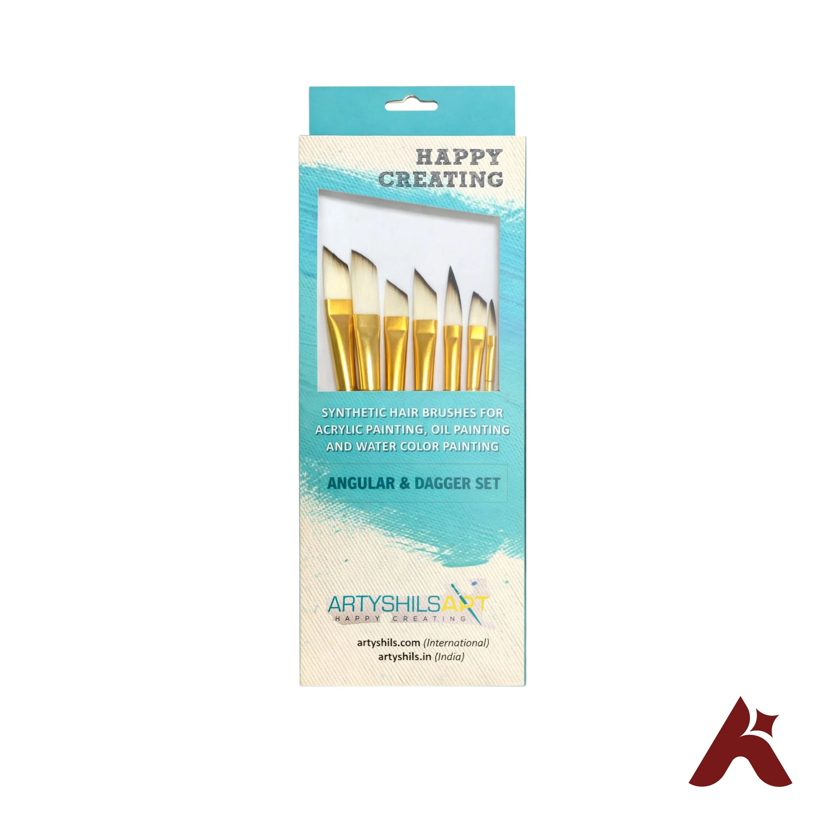 ANGULAR AND DAGGER SET ARTYSHILSART BRUSHES