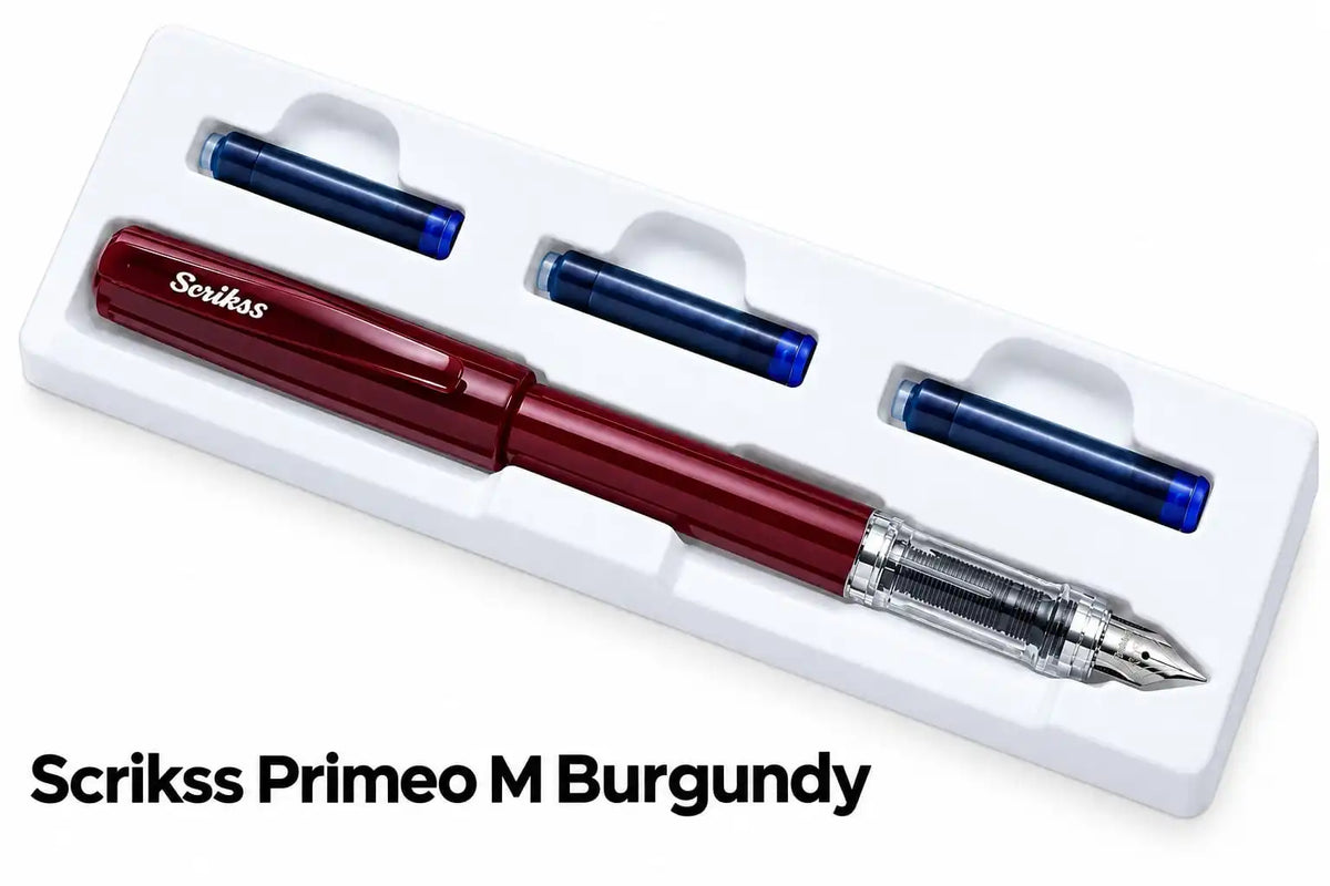 Scrikss Primeo FP M Nib-BLST-Grey, Kiwi, Black, Burgundy, Latte, Mint, Pink, Lilac.