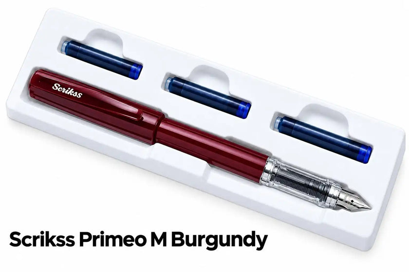 Scrikss Primeo FP M Nib-BLST-Grey, Kiwi, Black, Burgundy, Latte, Mint, Pink, Lilac.