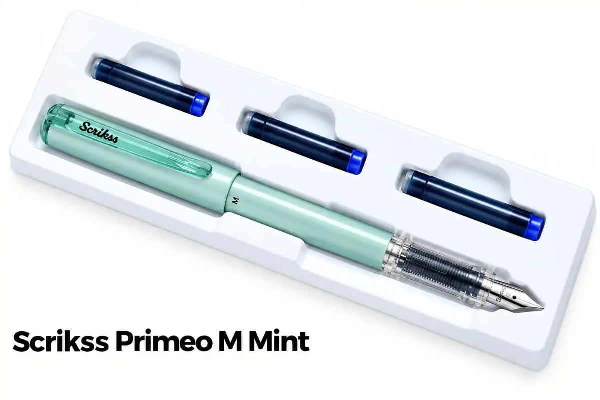 Scrikss Primeo FP M Nib-BLST-Grey, Kiwi, Black, Burgundy, Latte, Mint, Pink, Lilac.