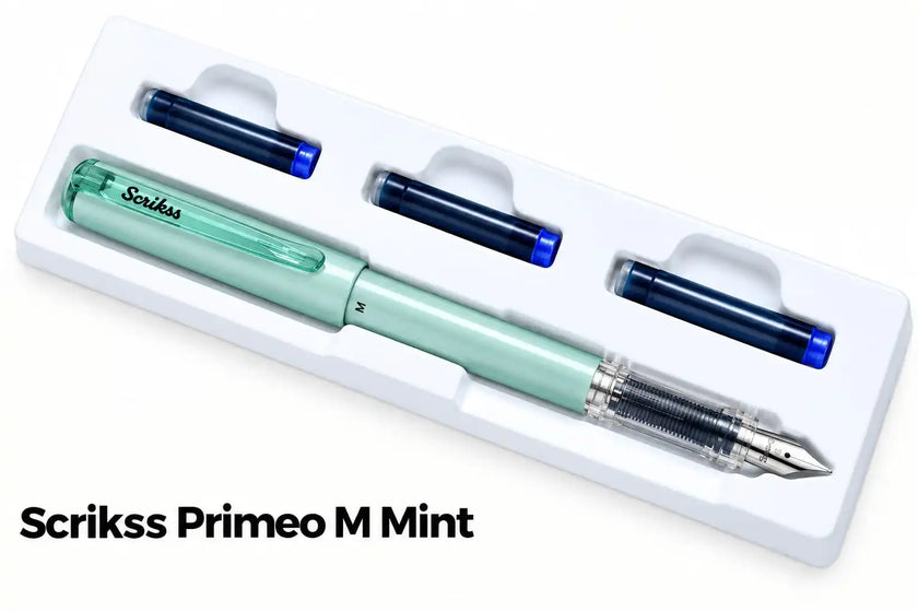 Scrikss Primeo FP M Nib-BLST-Grey, Kiwi, Black, Burgundy, Latte, Mint, Pink, Lilac.