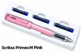 Scrikss Primeo FP M Nib-BLST-Grey, Kiwi, Black, Burgundy, Latte, Mint, Pink, Lilac.