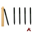 Black Ball Pen Set of 5 Pens – Smooth Blue Ink