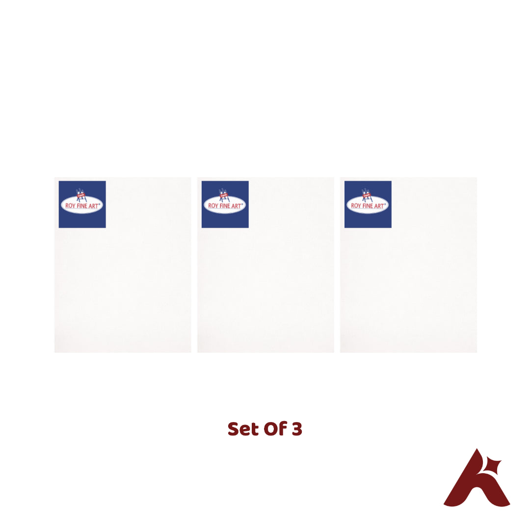 ROY Fine Art Canvas Board 4×6 Inch – Set of 3