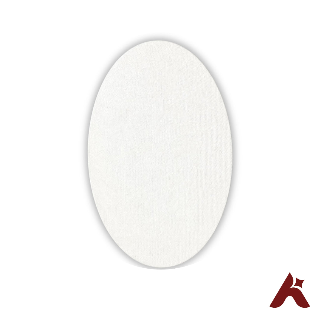 ROY Fine Art Streched Canvas 12x16 Inch Oval Shape