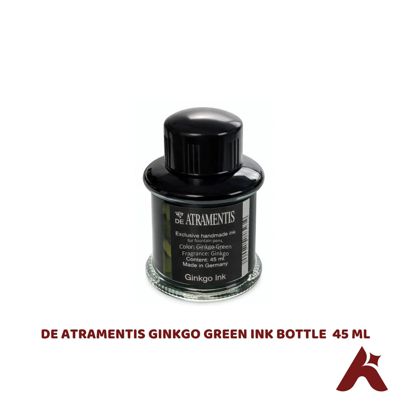 DE ATRAMENTIS GINKGO GREEN INK BOTTLE  45 ML