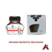 DIPLOMAT INK BOTTLE  RED COLOUR