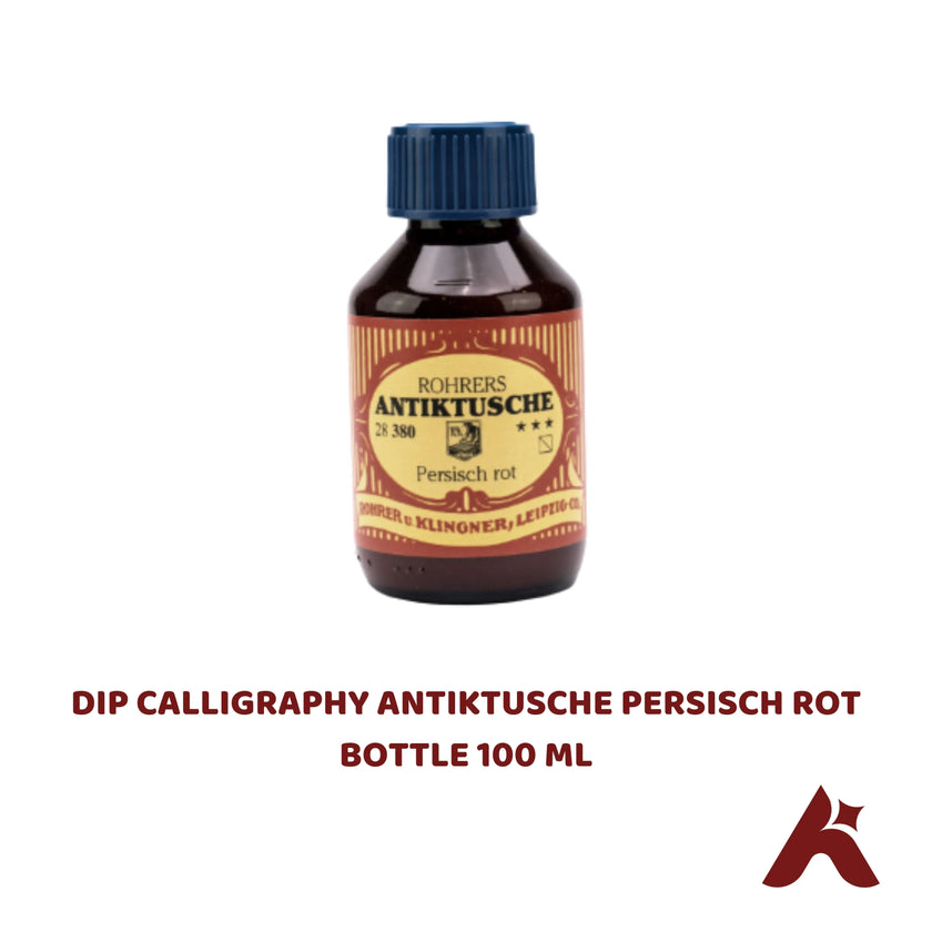 DIP CALLIGRAPHY ANTIKTUSCHE PERSISCH ROT  BOTTLE 100 ML