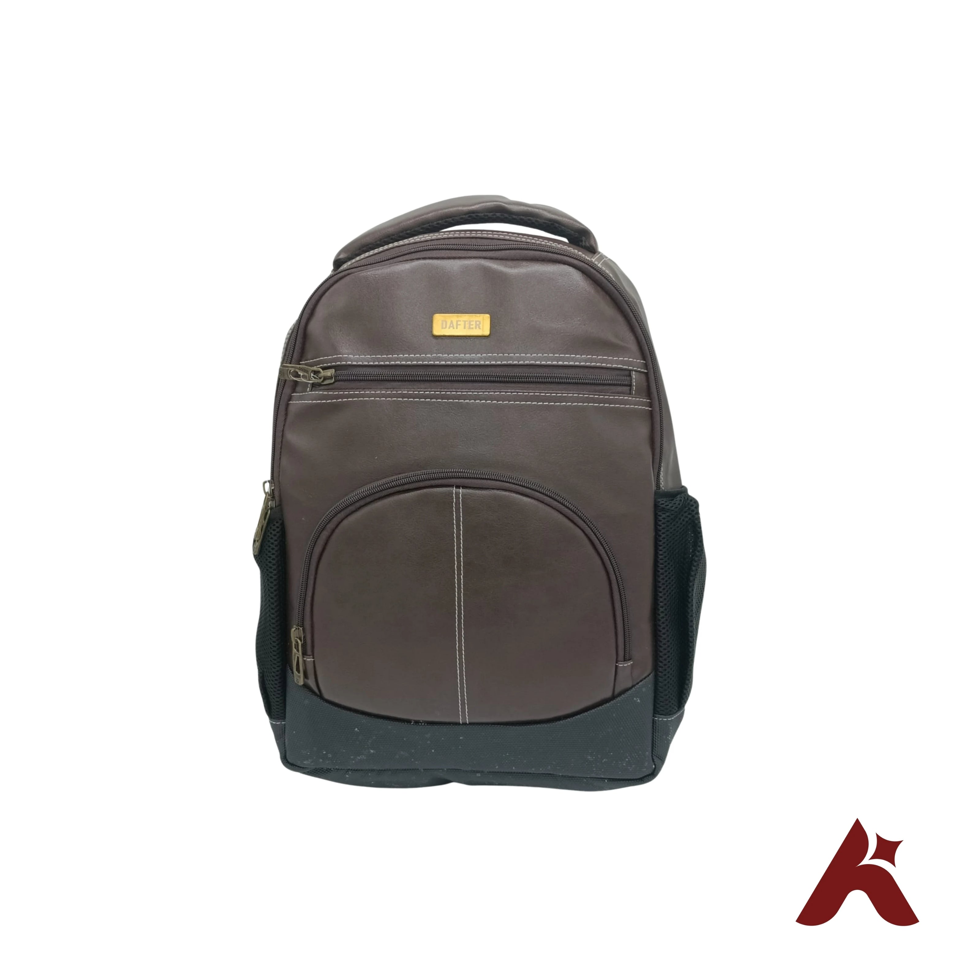 Dafter Dark Brown Laptop Backpack | 16-Inch Laptop Bag with 6-Month Warranty