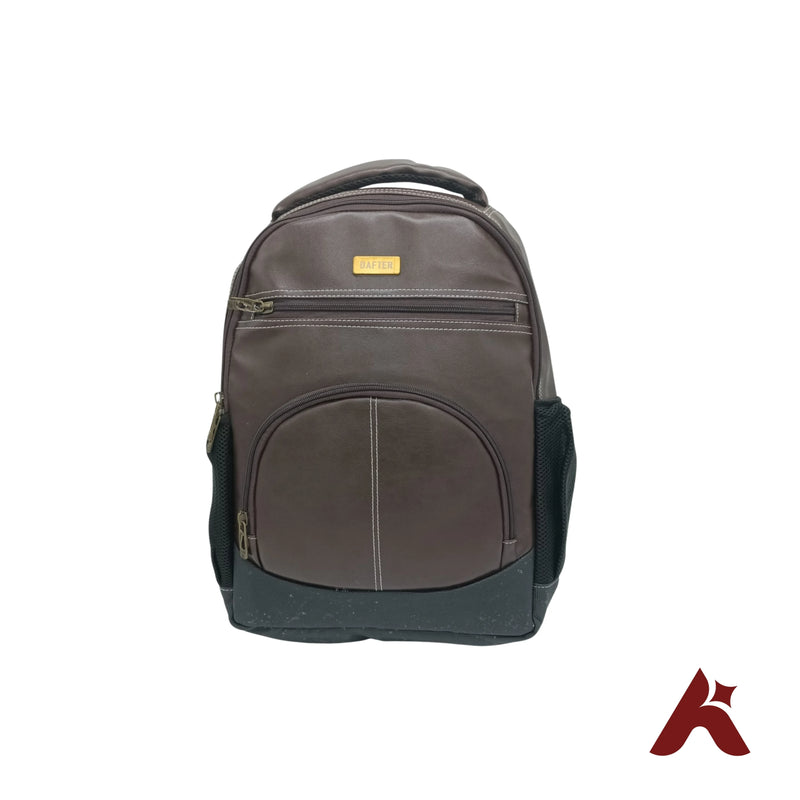 Dafter Dark Brown Laptop Backpack | 16-Inch Laptop Bag with 6-Month Warranty