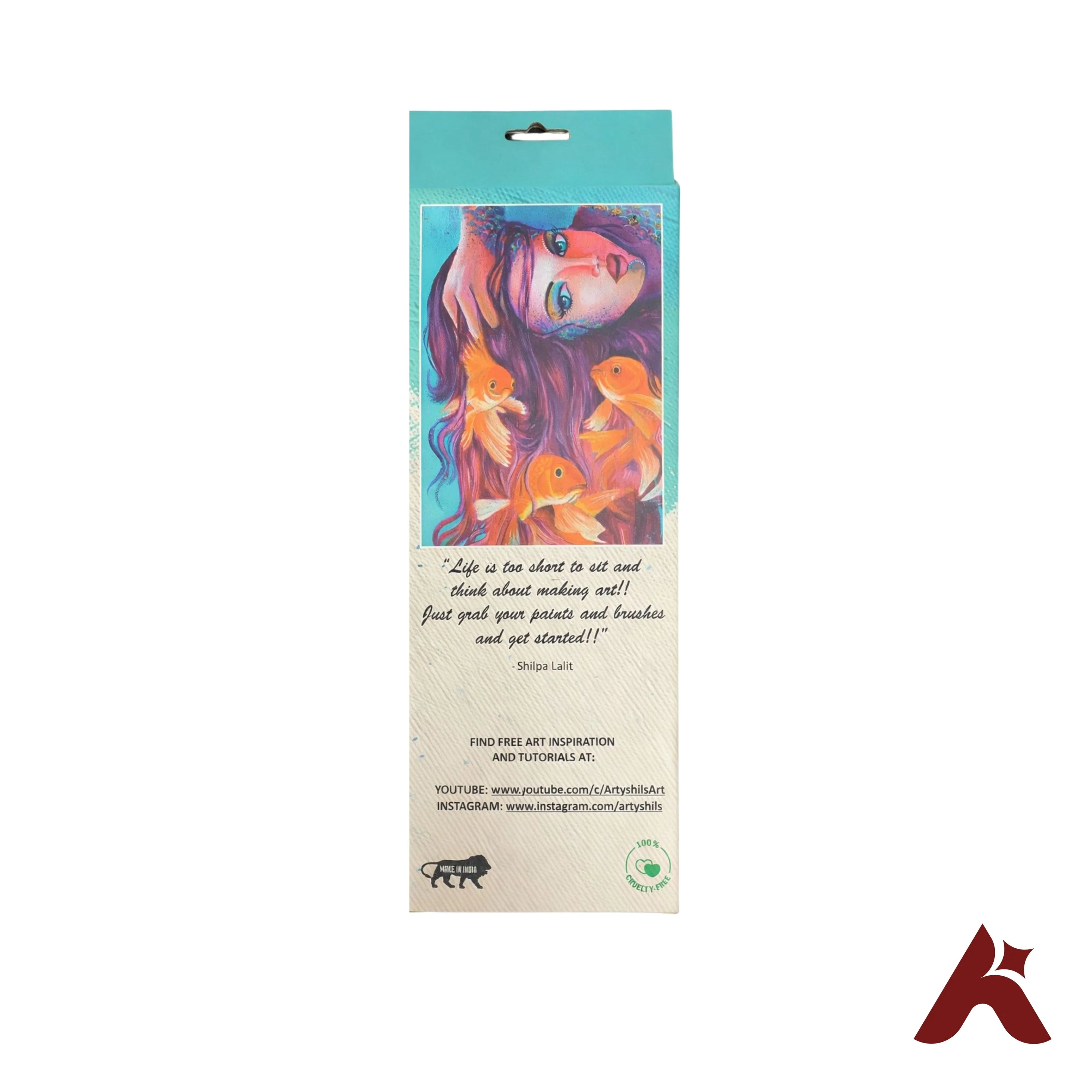 FILBERT & CATS TONGUE MIX SET ARTYSHILSART BRUSH  BACKSIDE