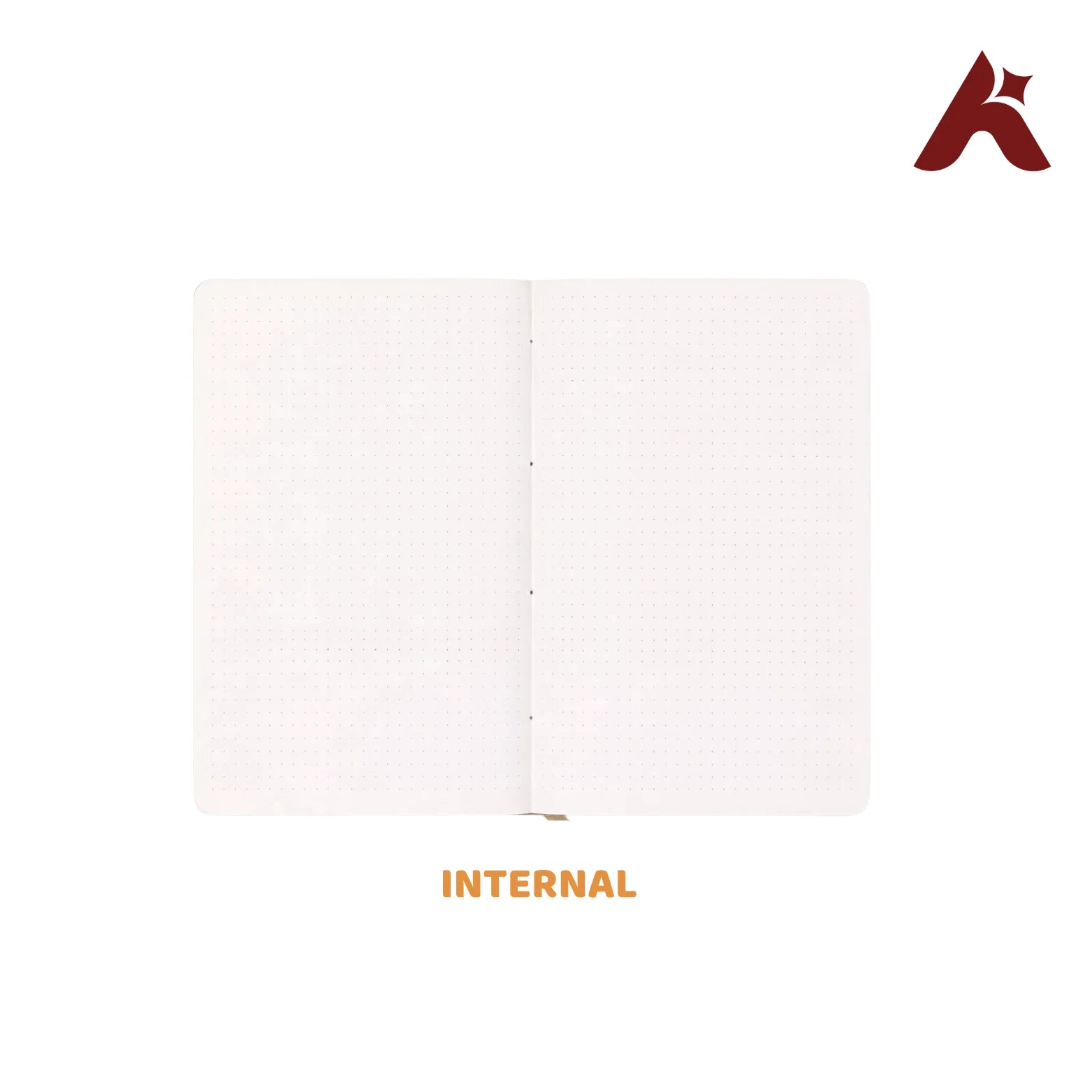 HARD BOUND DOT NOTEBOOK 100 PAGES / 200 SIDES  100 GSM