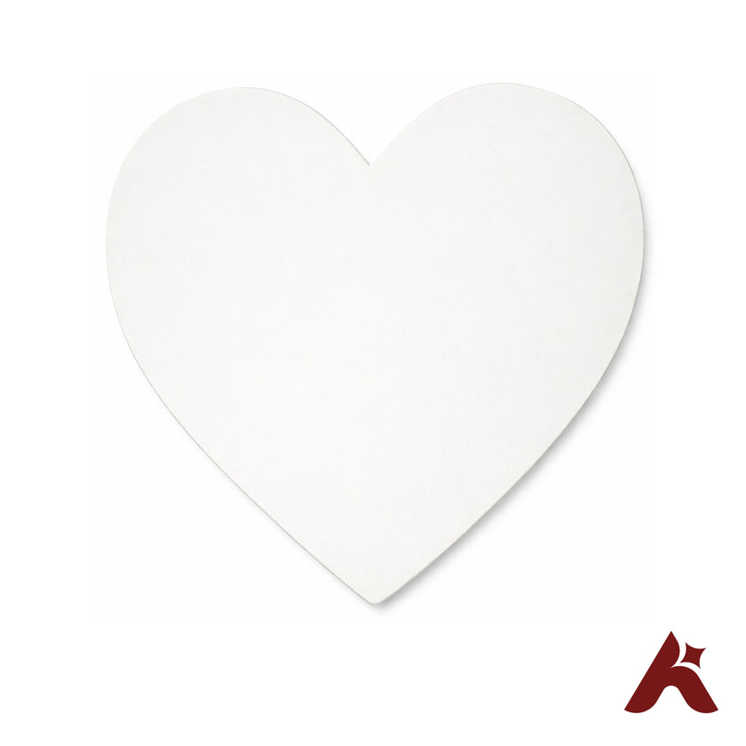ROY Fine Art Canvas Board 10 Inch Heart Shape