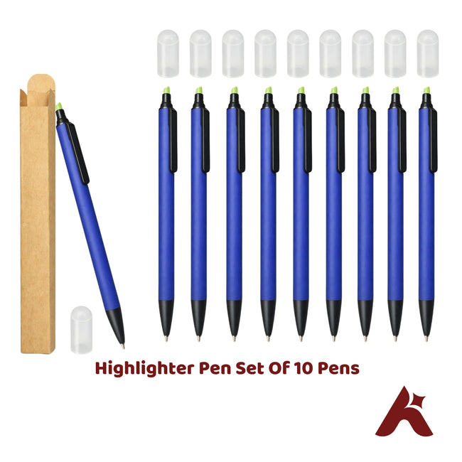 Highlighter Pen Set Of 10 Pens