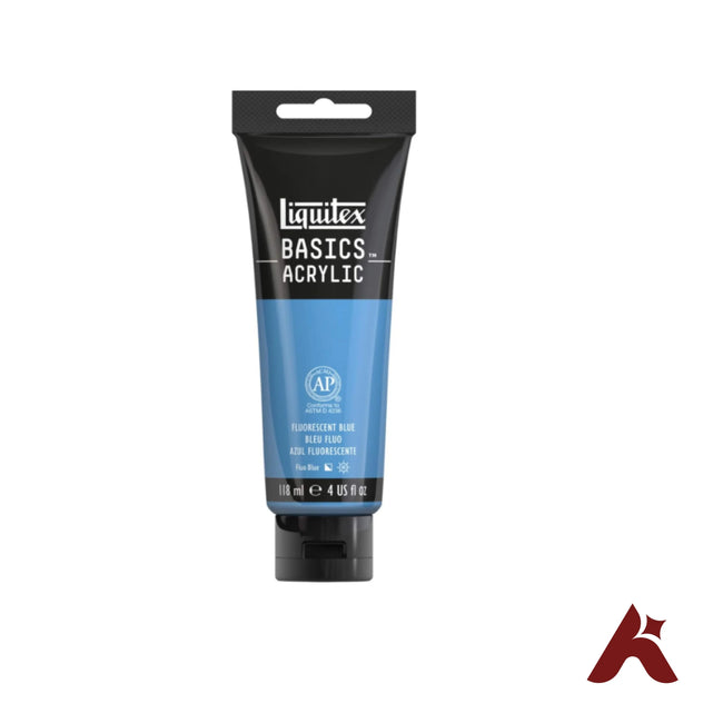Liquitex Basics Acrylic Paint Fluorescent Blue 118ml – Artist Paint