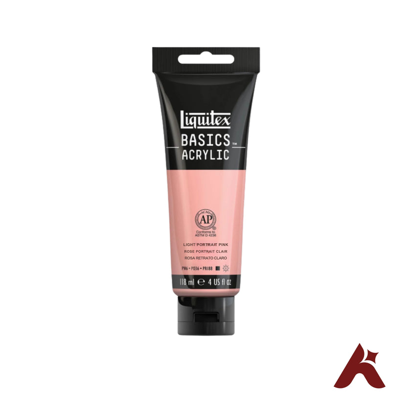 Liquitex Basics Acrylic LIGHT PORTRAIT PINK 118 ML