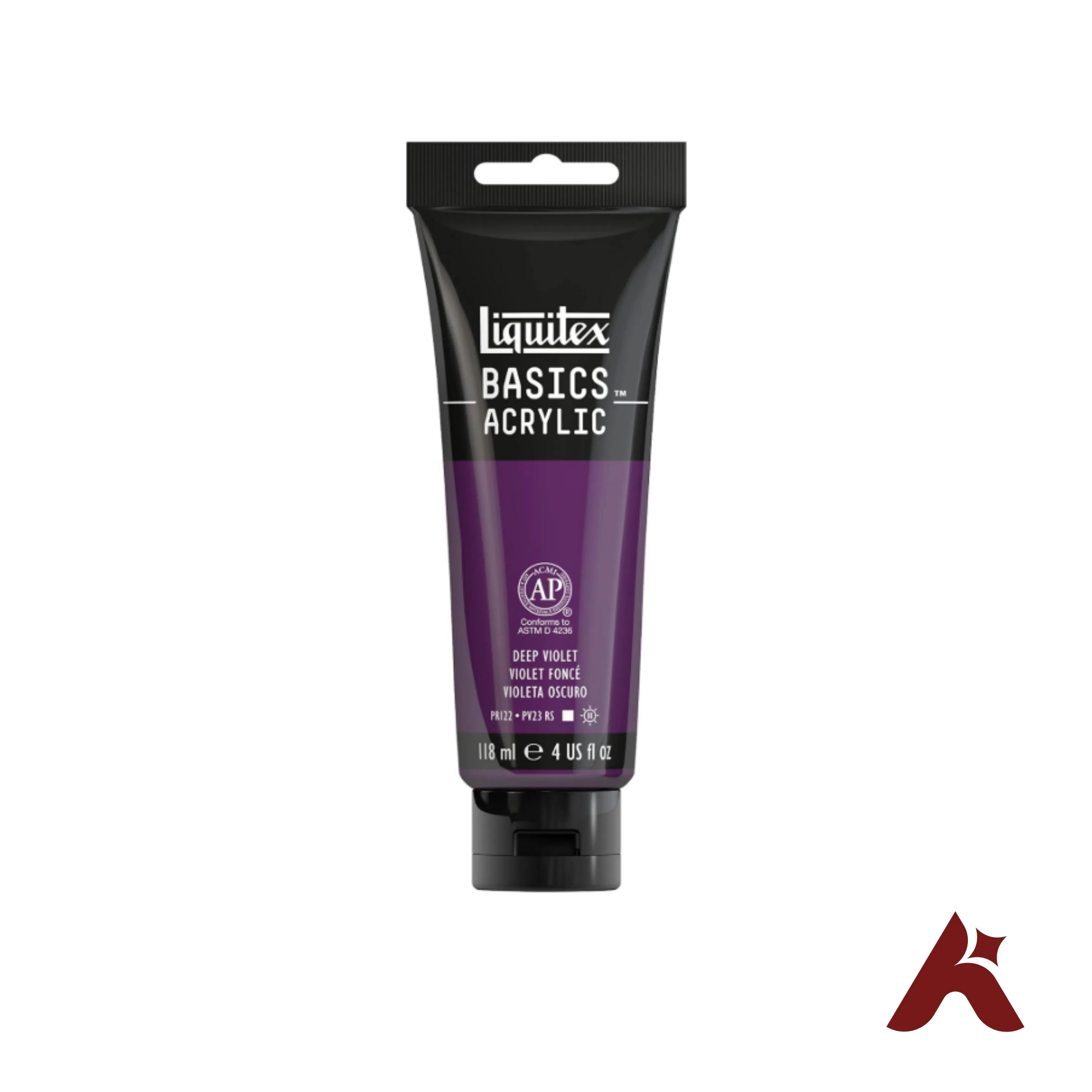 Liquitex Basics Acrylic Paint Deep Violet 118ml Artist Color