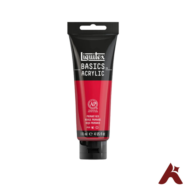 Liquitex Basics Acrylic Paint Primary Red 118ml Artist Color