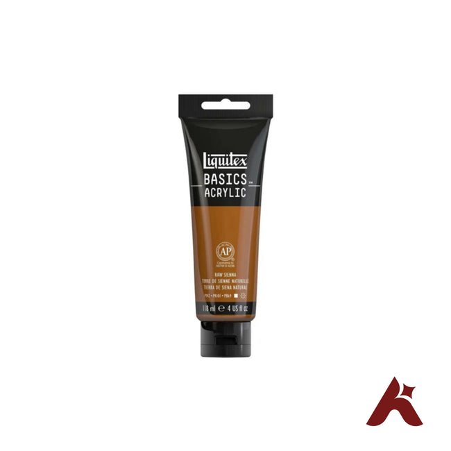 Liquitex Basics Acrylic Paint Raw Sienna 118ml Artist Color
