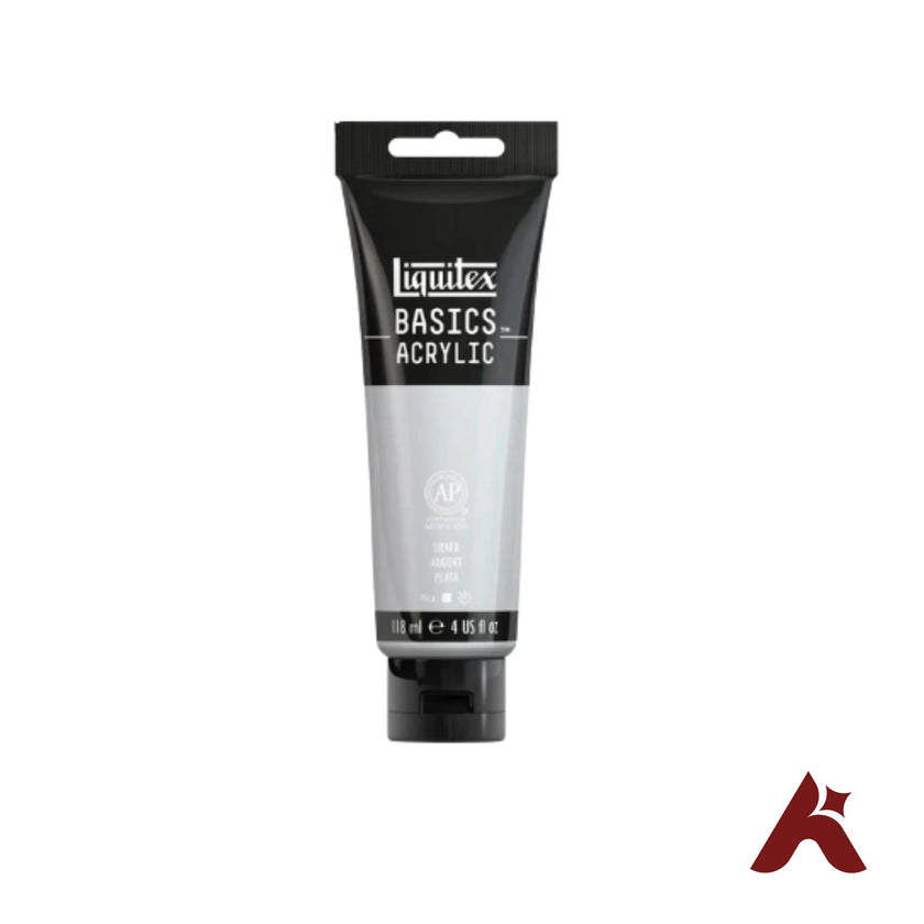 Liquitex Basics Acrylic SILVER AGENT PLATA 118 ML