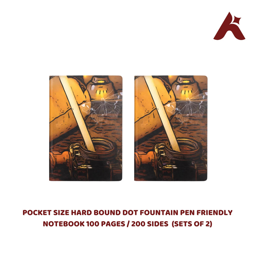 HARD BOUND DOT NOTEBOOK 100 PAGES / 200 SIDES  100 GSM