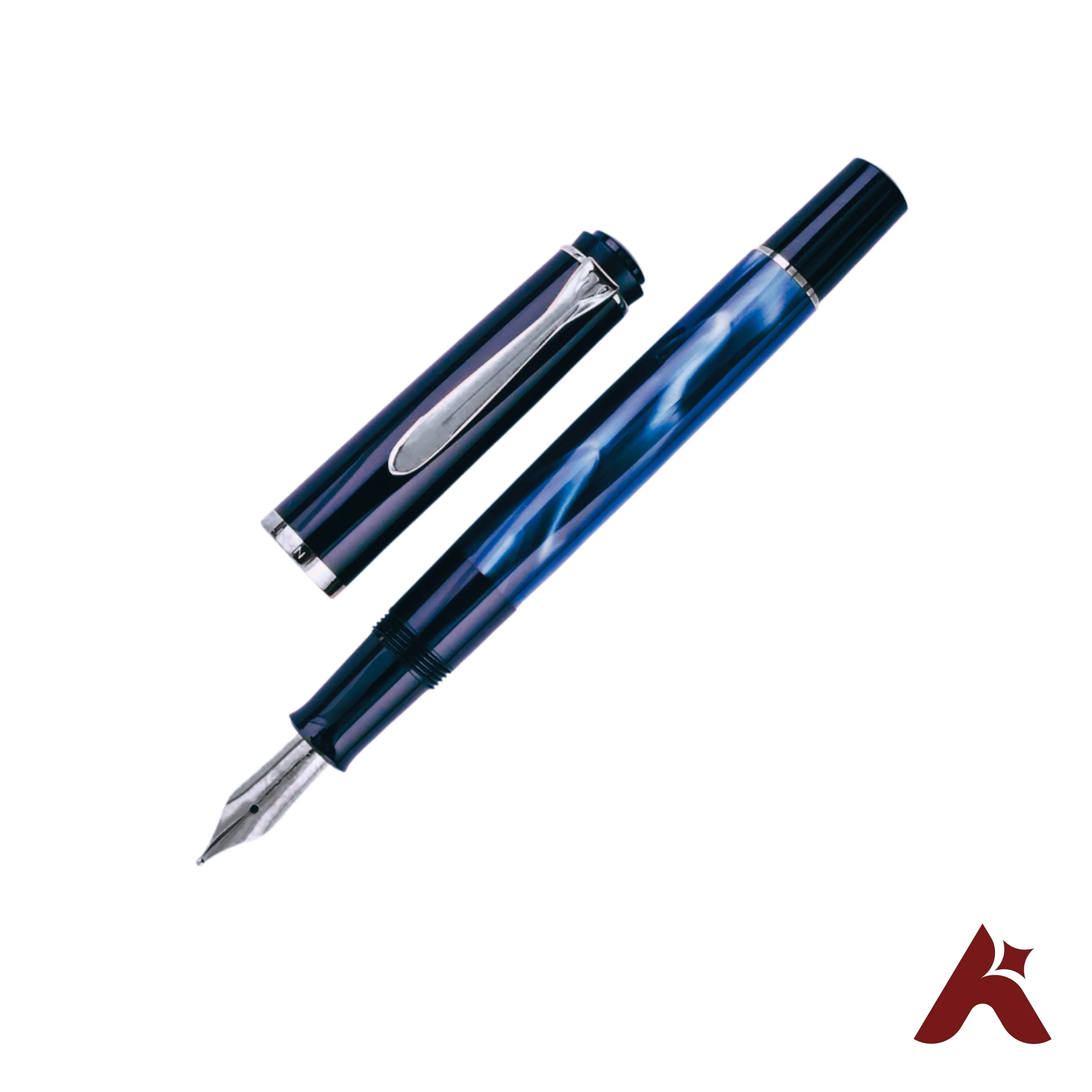 Pelikan Classic M200 Marbled Blue Fountain Pen
