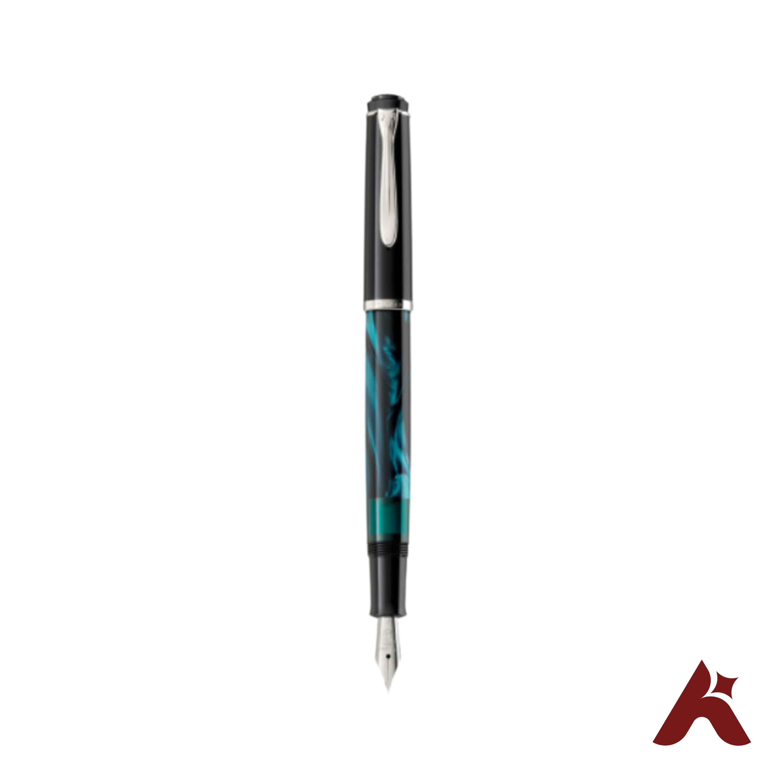 Pelikan Classic M205 Petrol Marbled Fountain Pen