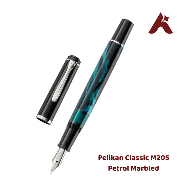 Pelikan Classic M205 Petrol Marbled Aairo