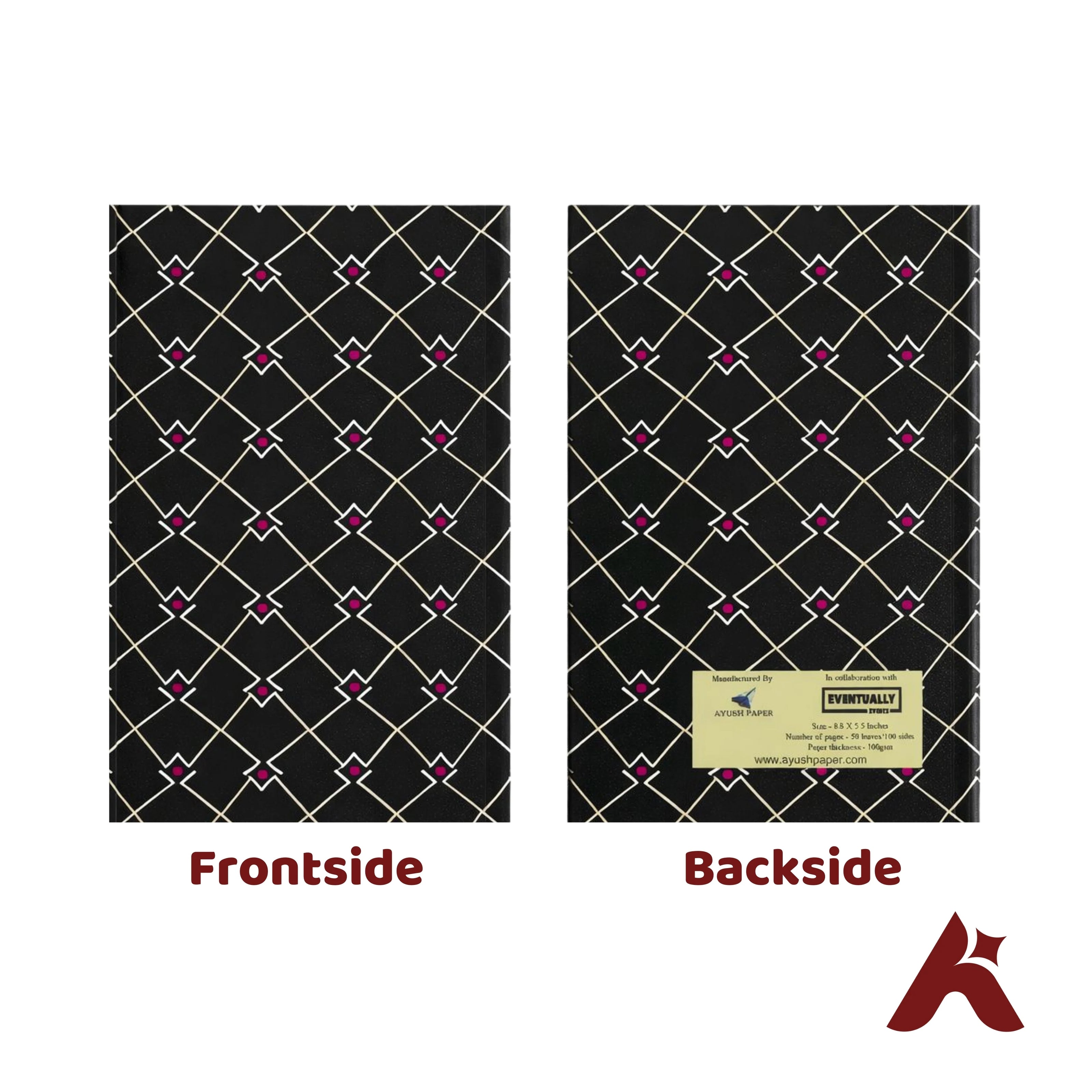 A5 Fountain Pen Friendly Ruled Notebook 100 GSM – 50 Pages