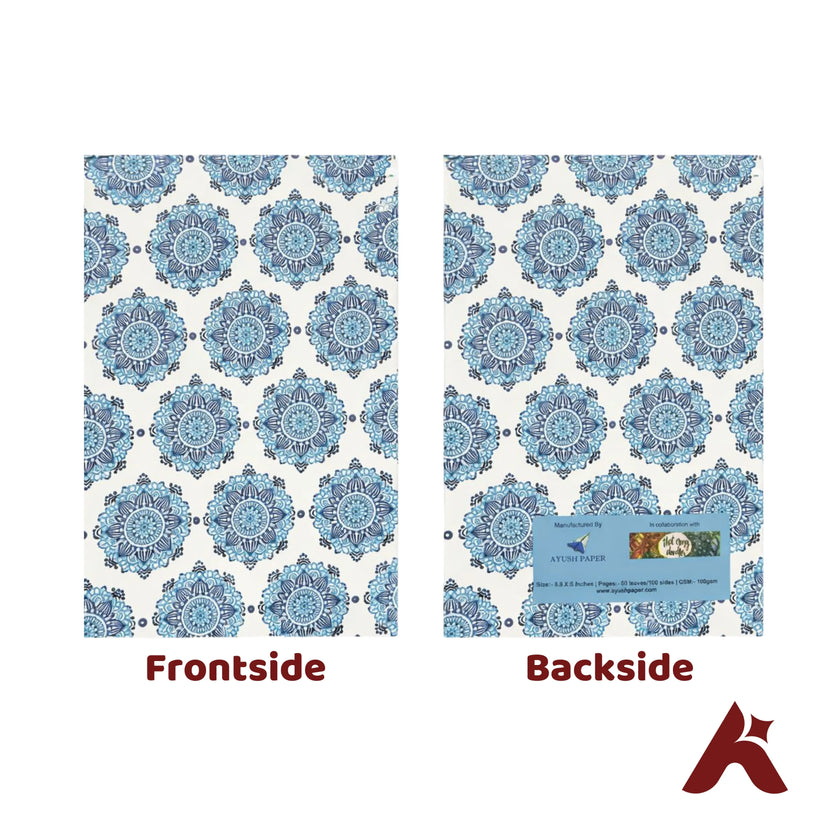 A5 Fountain Pen Friendly Ruled Notebook 100 GSM – 50 Pages