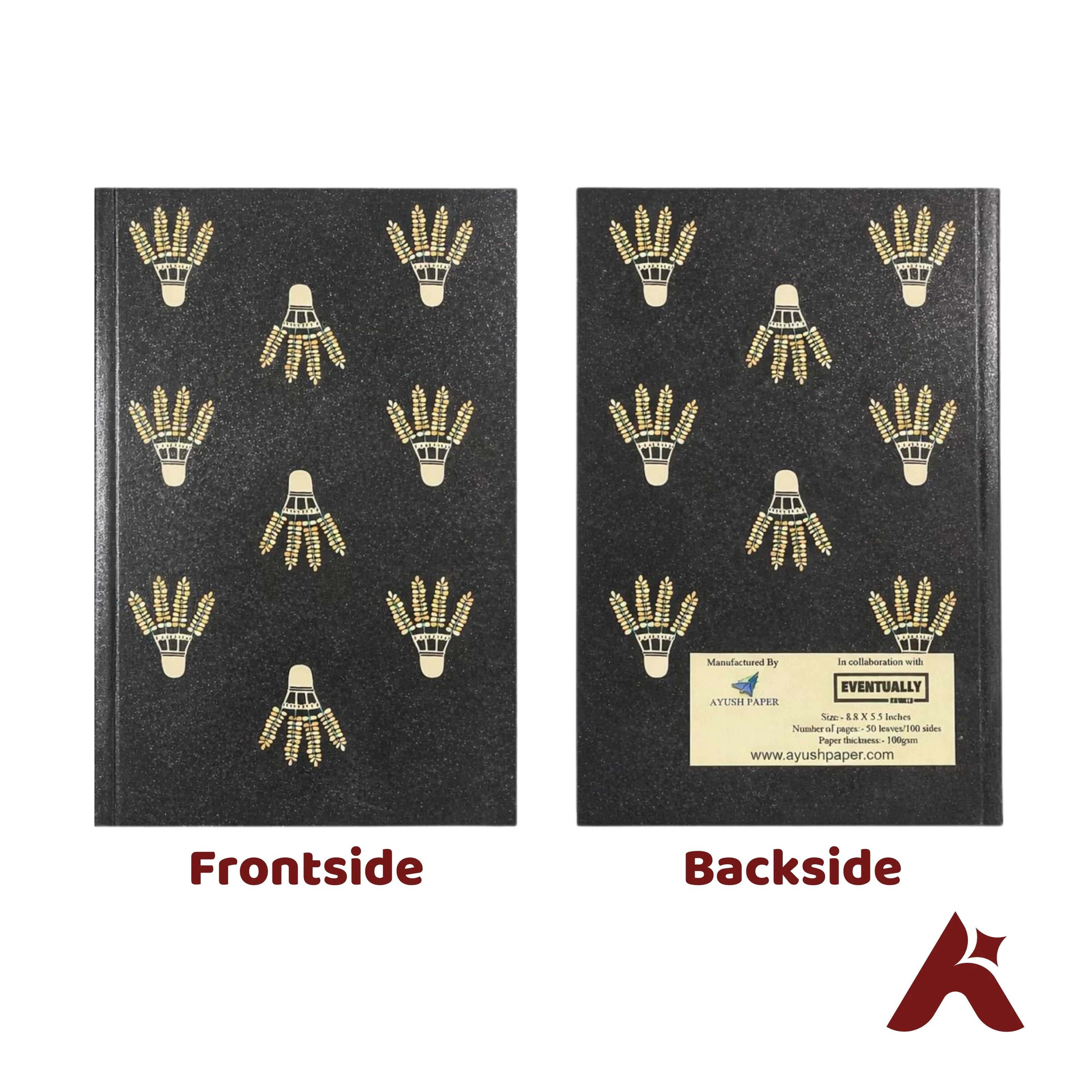 A5 Fountain Pen Friendly Ruled Notebook 100 GSM – 50 Pages