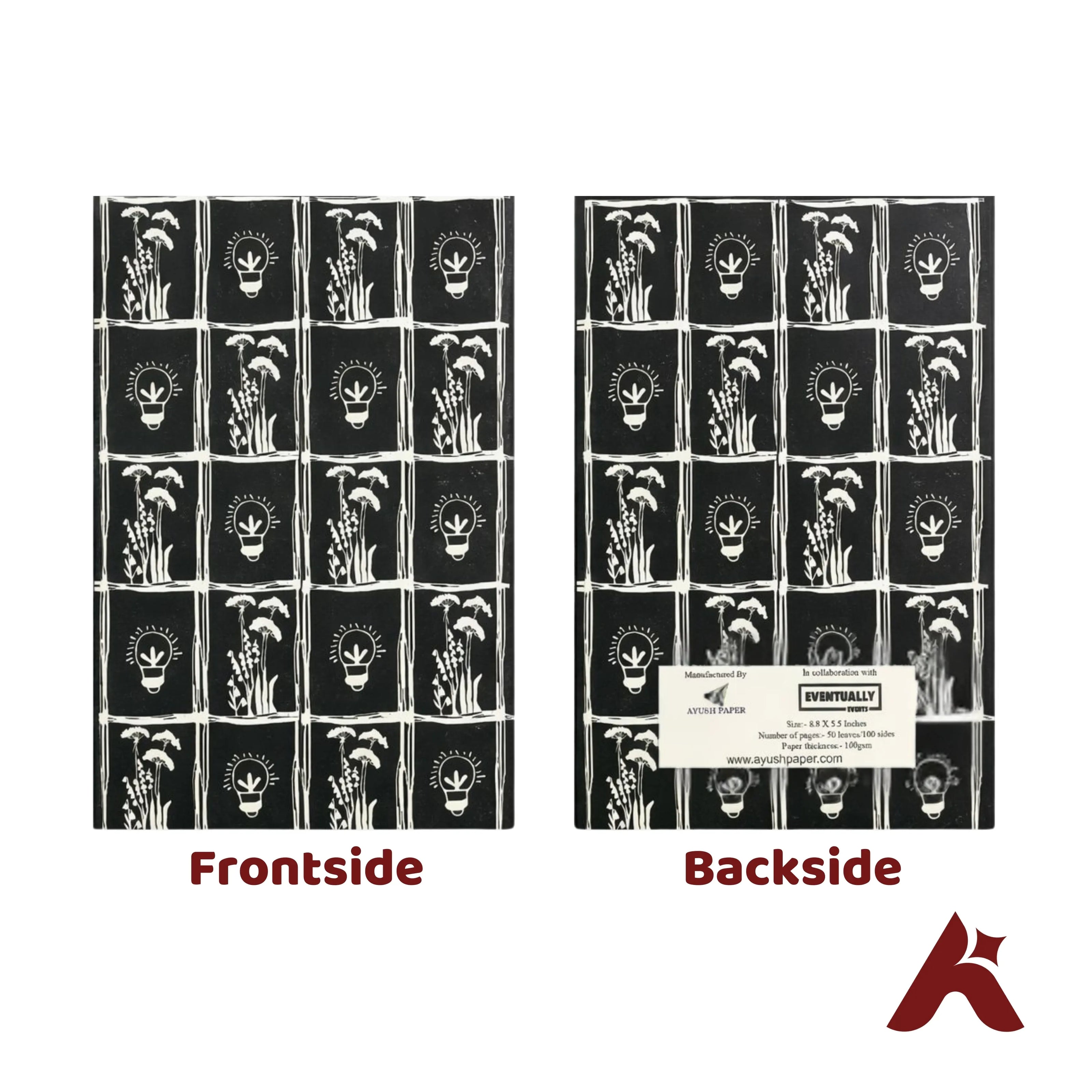 A5 Fountain Pen Friendly Ruled Notebook 100 GSM – 50 Pages