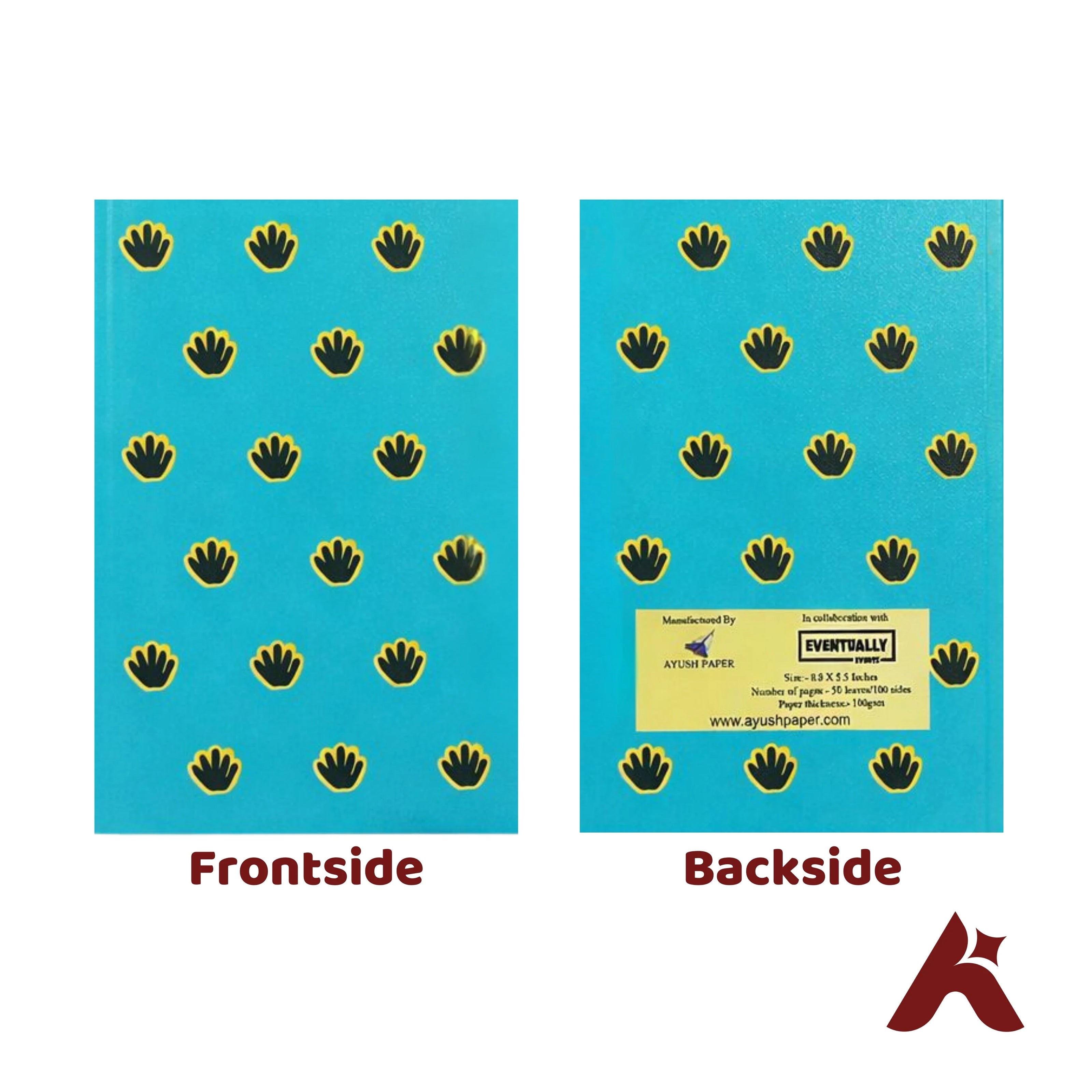 A5 Fountain Pen Friendly Ruled Notebook 100 GSM – 50 Pages