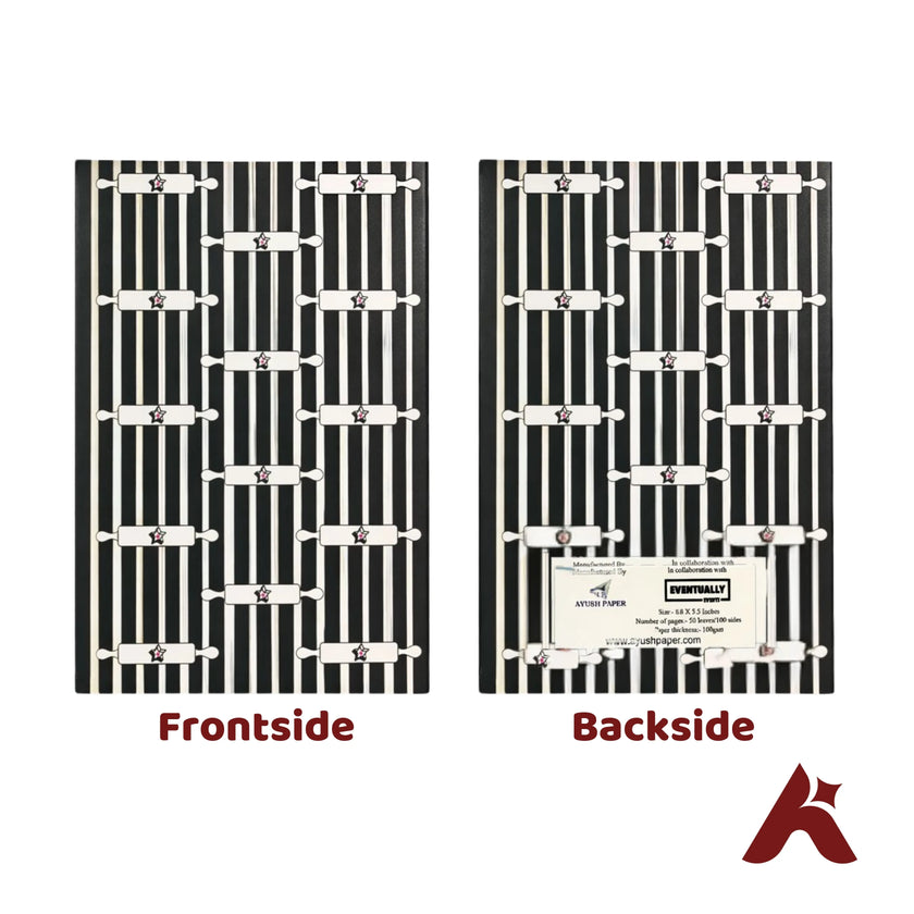 A5 Fountain Pen Friendly Ruled Notebook 100 GSM – 50 Pages