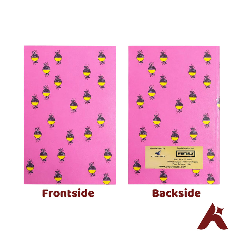 A5 Fountain Pen Friendly Ruled Notebook 100 GSM – 50 Pages