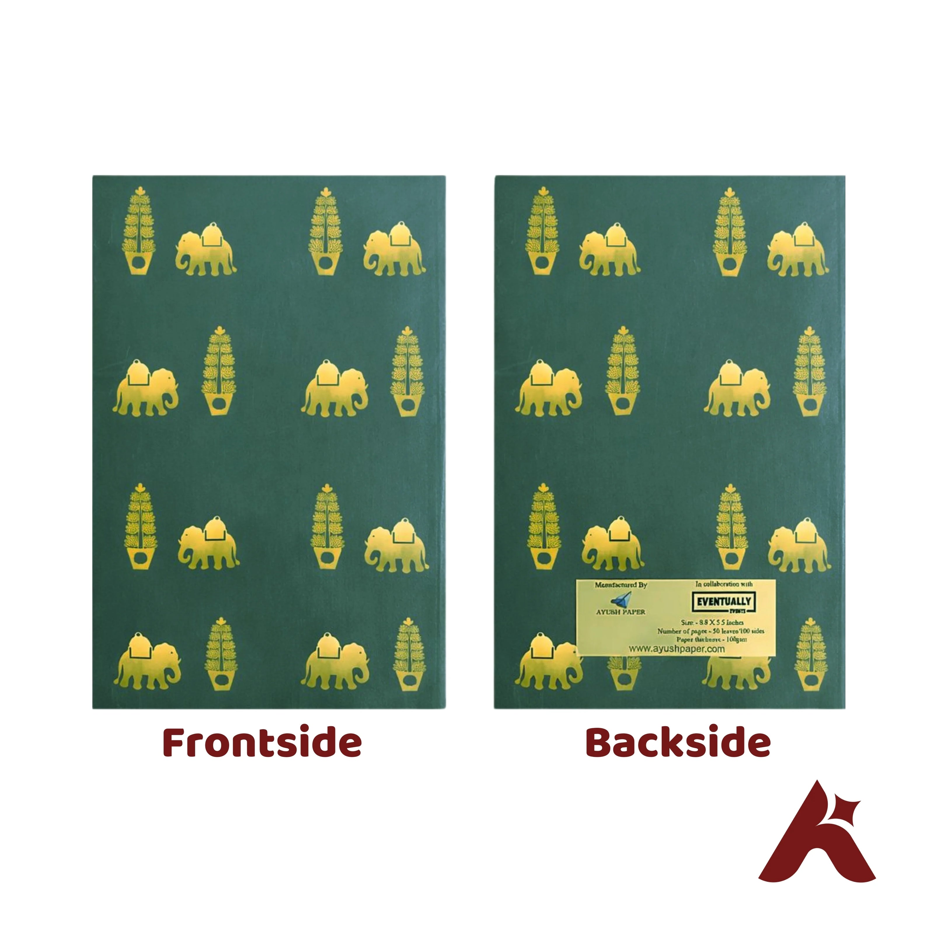 A5 Fountain Pen Friendly Ruled Notebook 100 GSM – 50 Pages