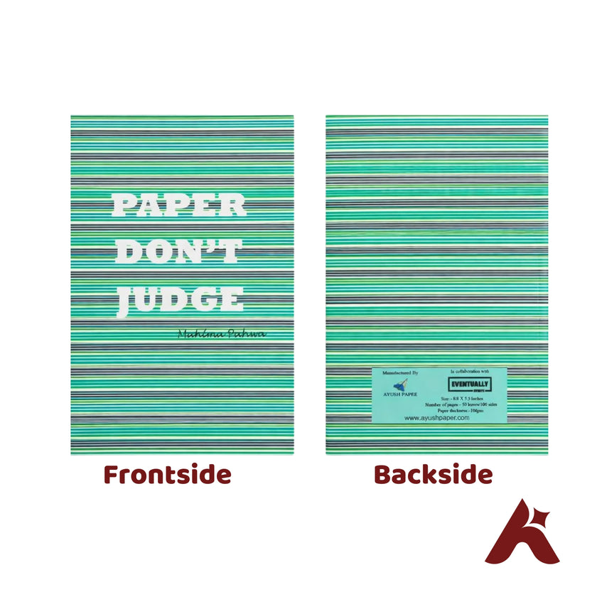 A5 Fountain Pen Friendly Ruled Notebook 100 GSM – 50 Pages