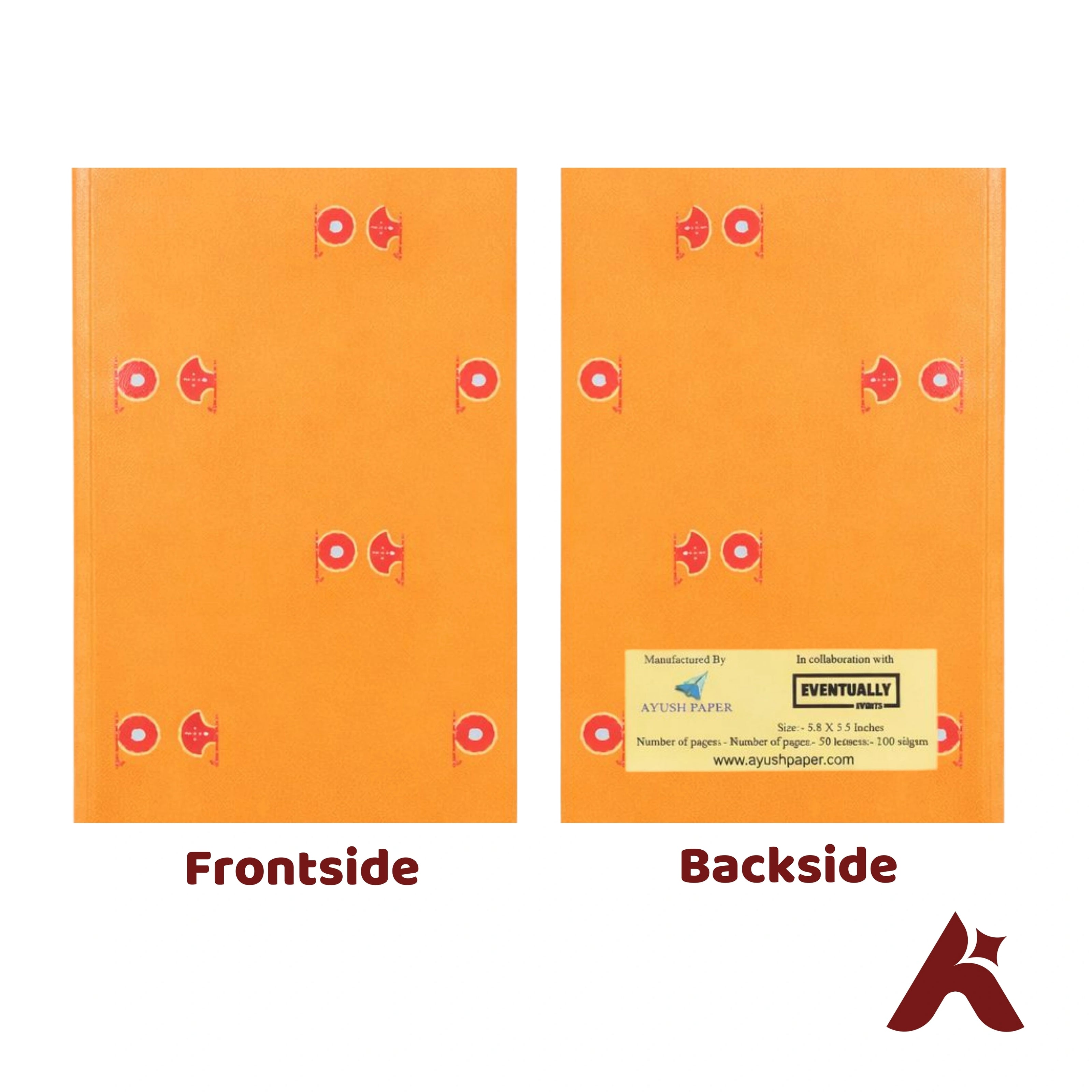 A5 Fountain Pen Friendly Ruled Notebook 100 GSM – 50 Pages