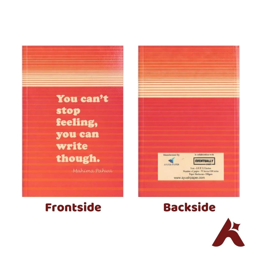 A5 Fountain Pen Friendly Ruled Notebook 100 GSM – 50 Pages