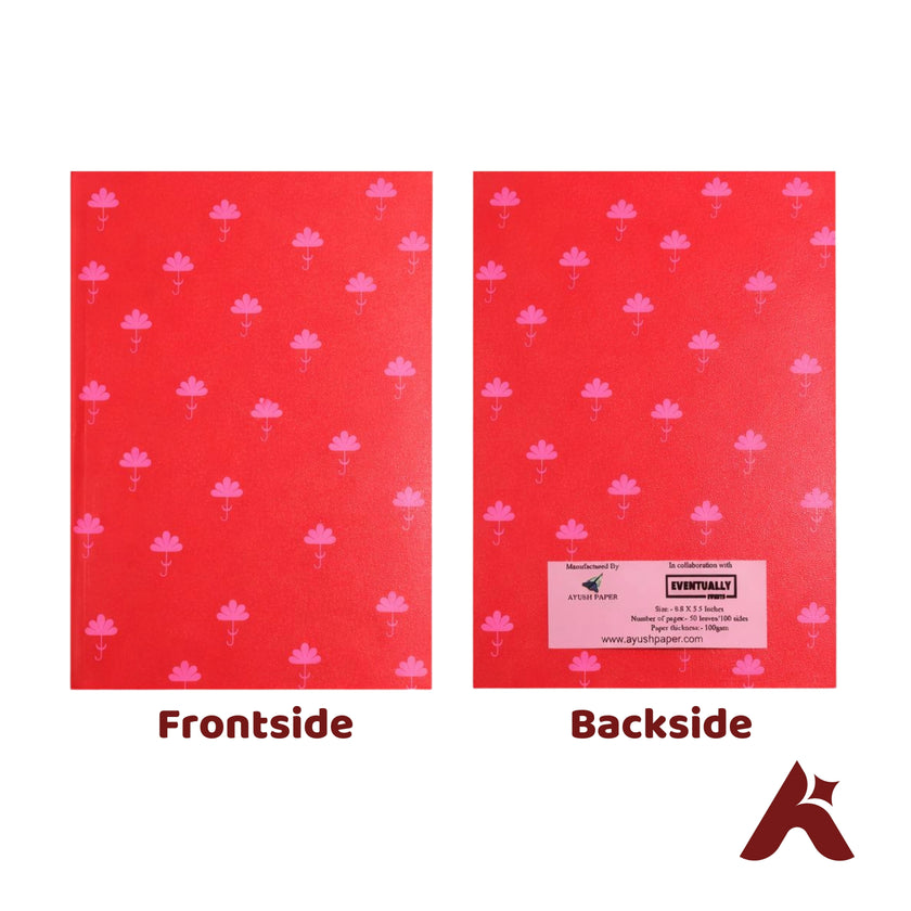 A5 Fountain Pen Friendly Ruled Notebook 100 GSM – 50 Pages