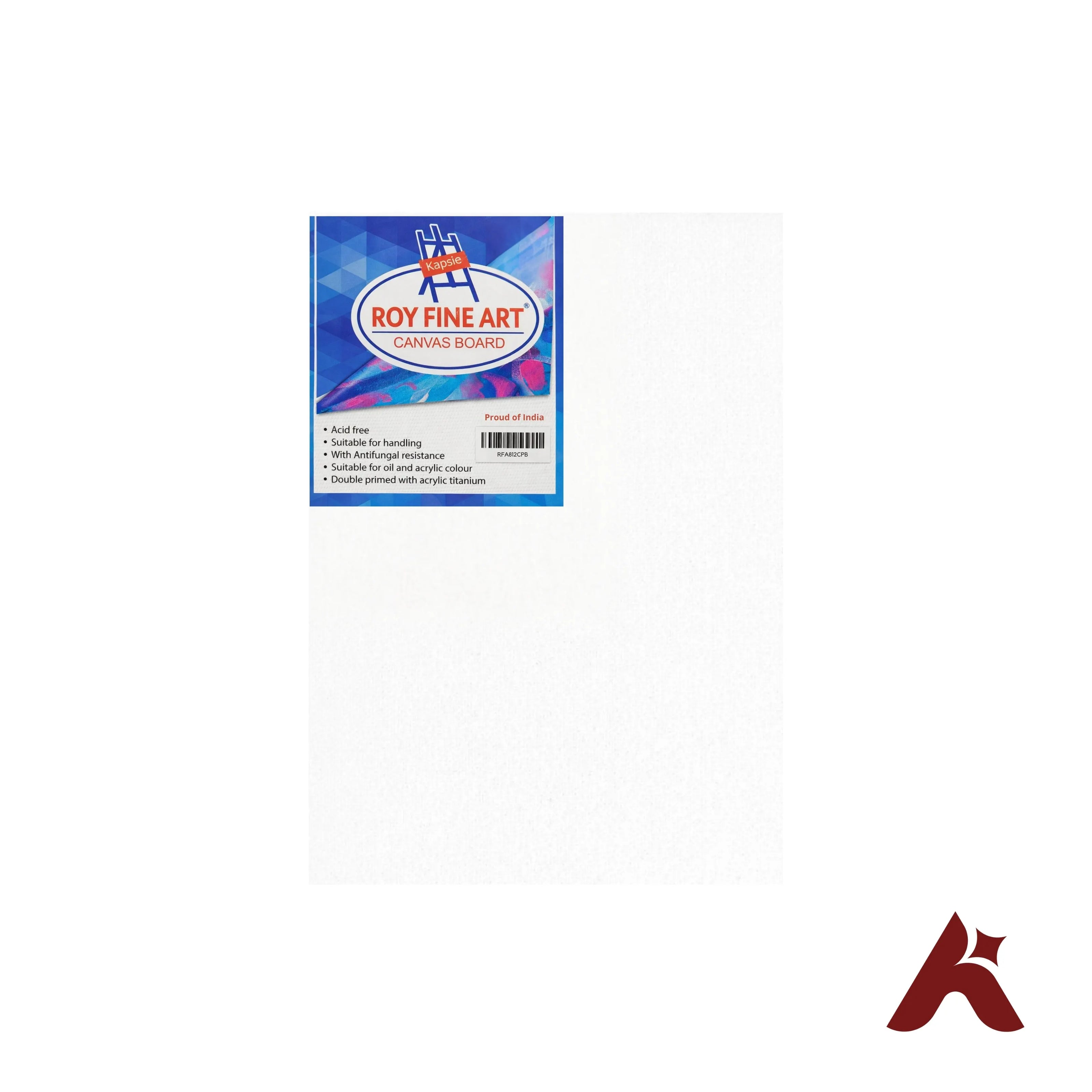 ROY Fine Art Canvas Board 8×12 Inches (20.32 × 30.48 cm)