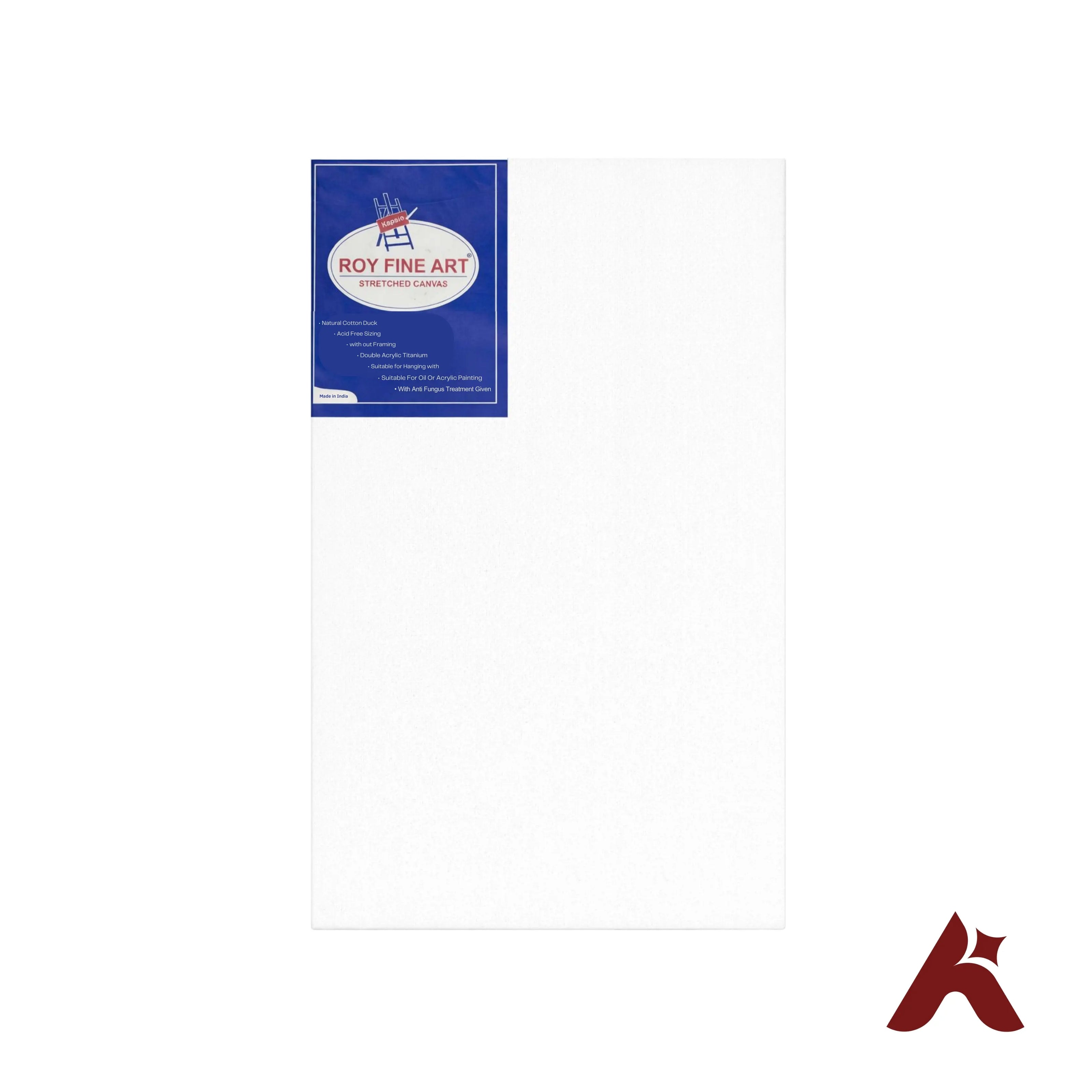 Roy Fine Art Stretched Canvas 14 x 24 Inches | 100% Cotton Duck | Double Acrylic Titanium Primed