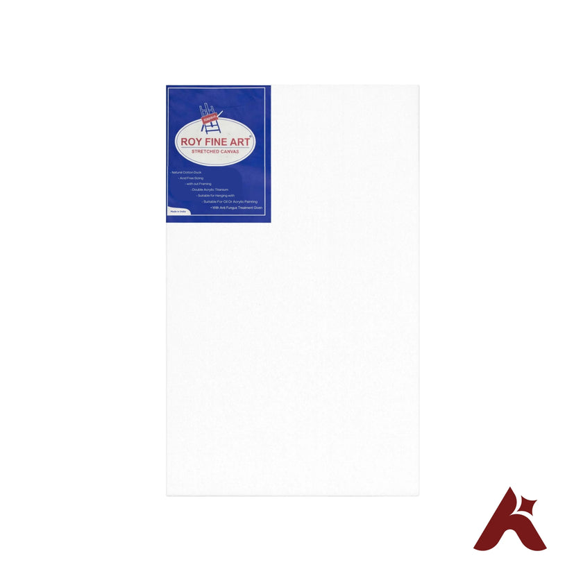 Roy Fine Art Stretched Canvas 14 x 24 Inches | 100% Cotton Duck | Double Acrylic Titanium Primed